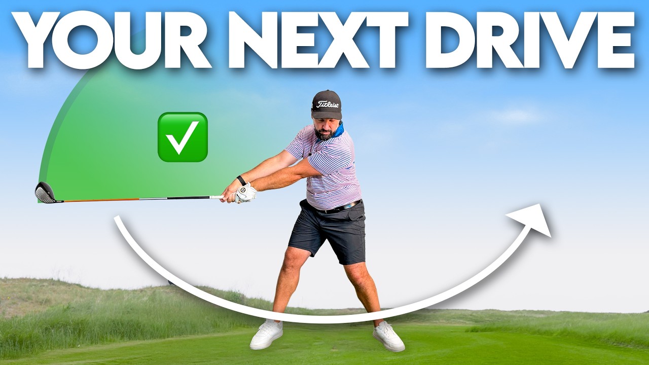 YouTube post by @swingquestgolf for HackMotion. Caption reads: Effortless Power: Swing Tips for Bombing Your....