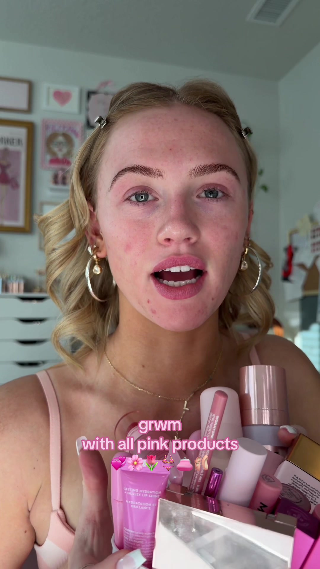 TikTok post by @tillyjoannn for DIBS Beauty. Caption reads: linked everything i used in my LTK! 💓💓 - - -....