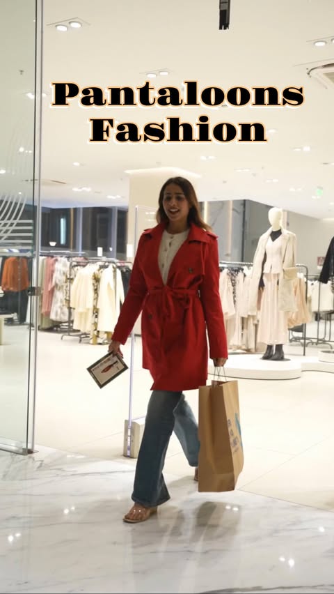 Instagram post by @priyankaraghuvanshiii for Pantaloons. Caption reads: The new @pantaloonsfashion store at Pusa Road is....