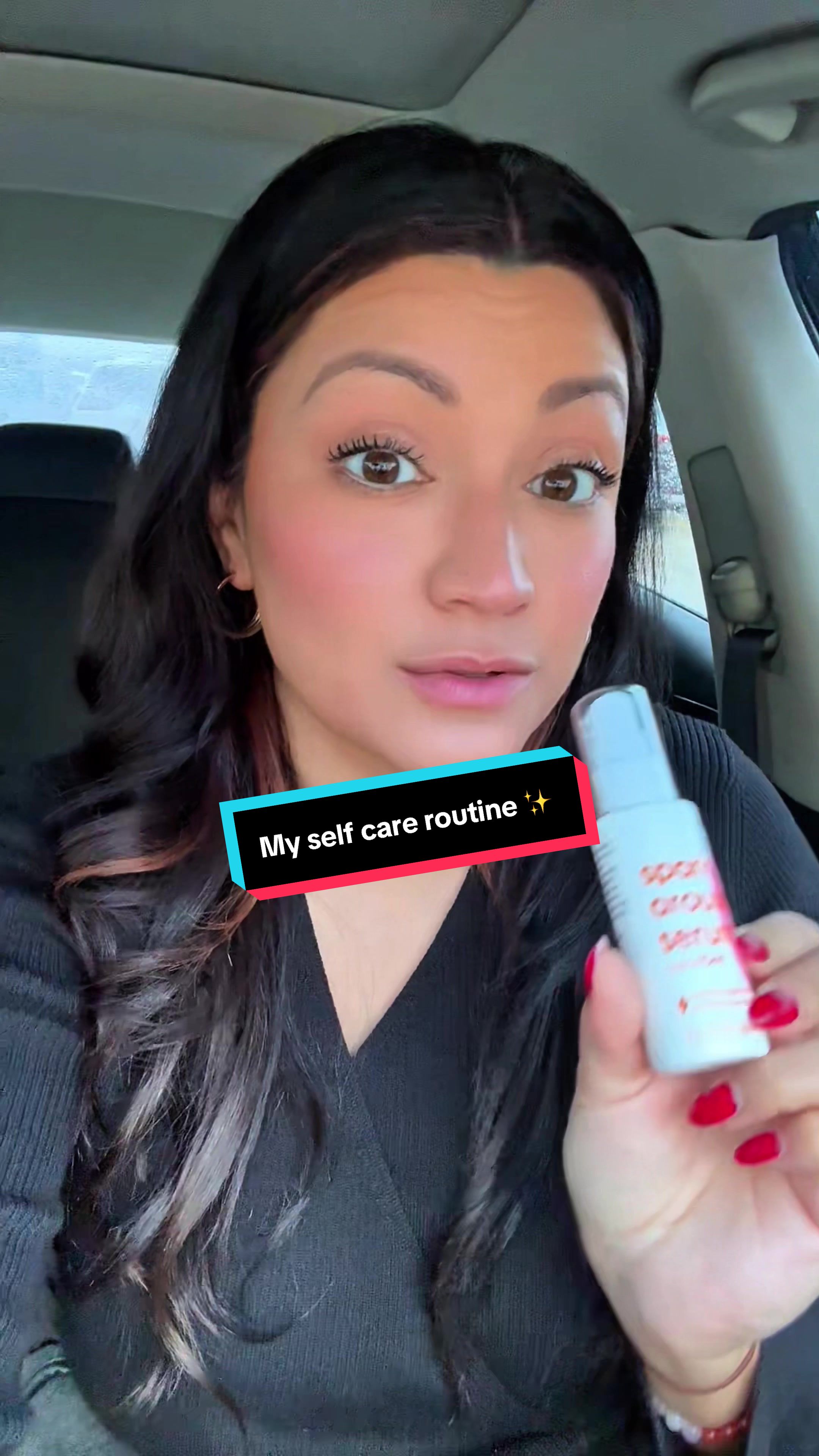 TikTok post by @tatiscreepystories for MyPlusOne. Caption reads: Quick. Tingly. Empowering. ✨ Spark Arousal Serum....