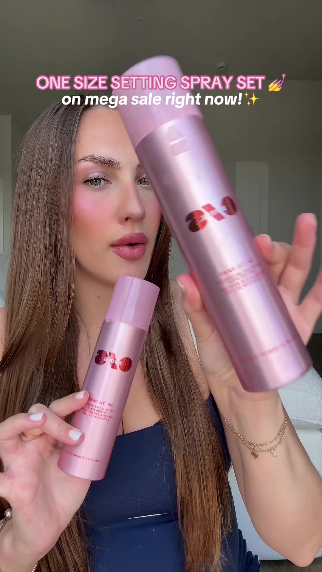 TikTok post by @daniellamagee for ONE SIZE BEAUTY. Caption reads: Thank me later 💅 @ONE SIZE BEAUTY ....