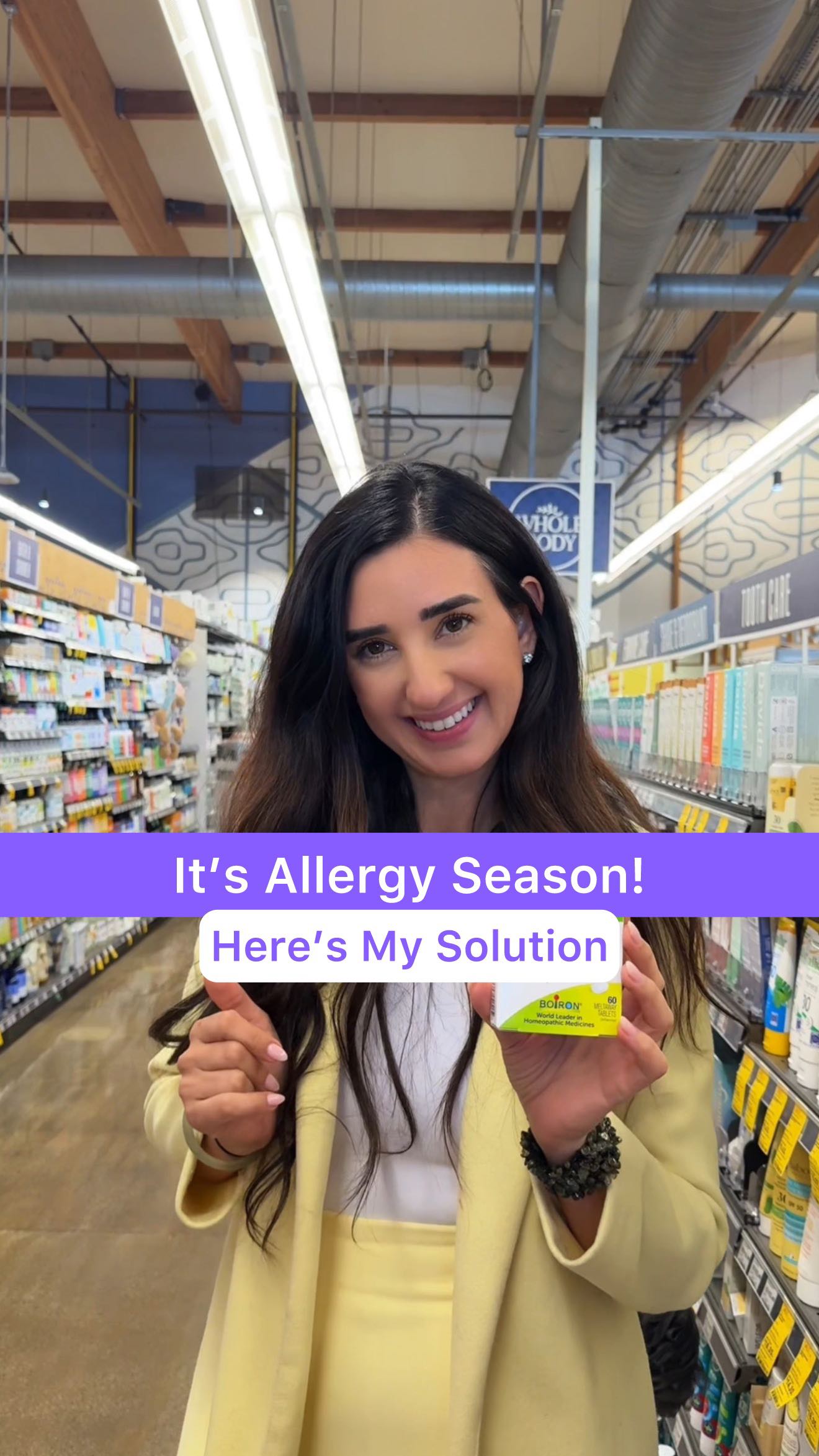 Instagram post by @karinadoninutrition for BoironUSA. Caption reads: You NEED to watch this if you or your kids....