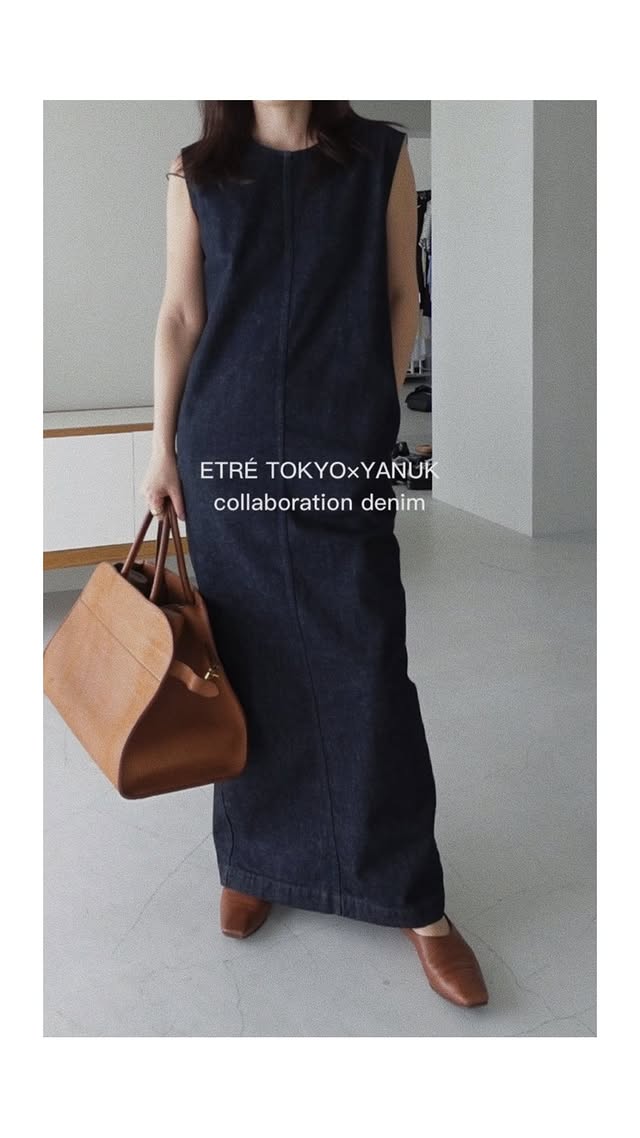 Instagram post by @junna for YANUK. Caption reads: @etretokyo @yanuk_official 
collaboration denim

....