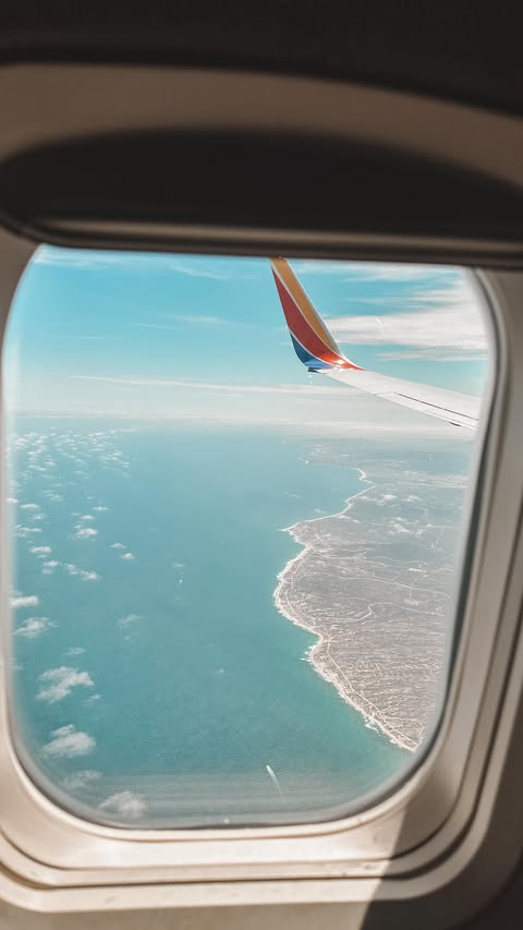 Instagram post by @kalialexandria for Southwest Airlines. Caption reads: [...] my bio. #RapidRewardsStatusMatch....