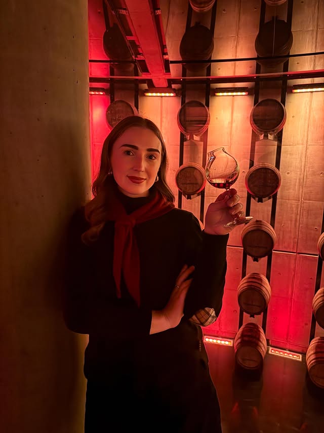 Instagram post by @carolinemcquistin for The Macallan. Caption reads: AD I always say that what I love most about whisky....