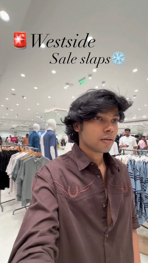 Instagram post by @theisaacfernandes for Westside Stores. Caption reads: 🚨Westside Sale Slaps ❄️
& Trust me before their....