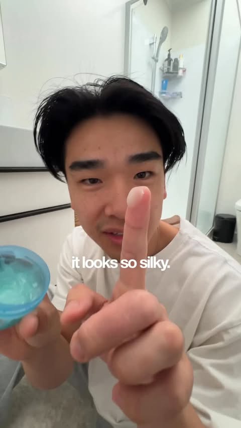 Instagram post by @jonymlee for Garnier AU & NZ. Caption reads: not my sorbet cream 😭😭😭 @garnieraunz #skin....
