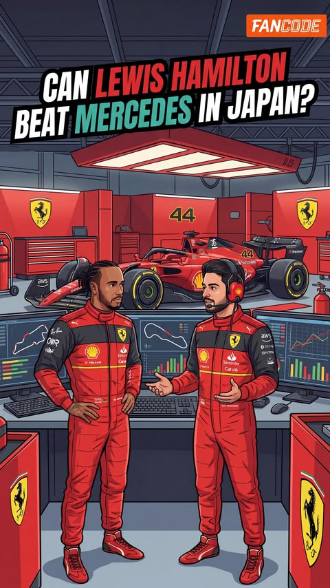Instagram post by @bhat.tech for FanCode. Caption reads: [...] F1 Japanese Grand Prix LIVE on FanCode! It’s....