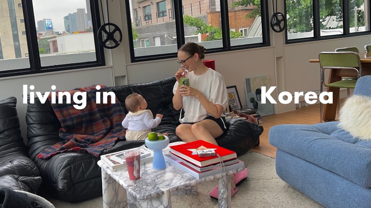 YouTube post by @sisselab for Airalo. Caption reads: life in Korea 🇰🇷 camping with in-laws, summer....