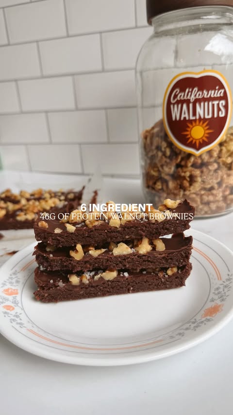 Instagram post by @haleynicolefit for California Walnuts. Caption reads: [...] protein & made with @cawalnuts California....