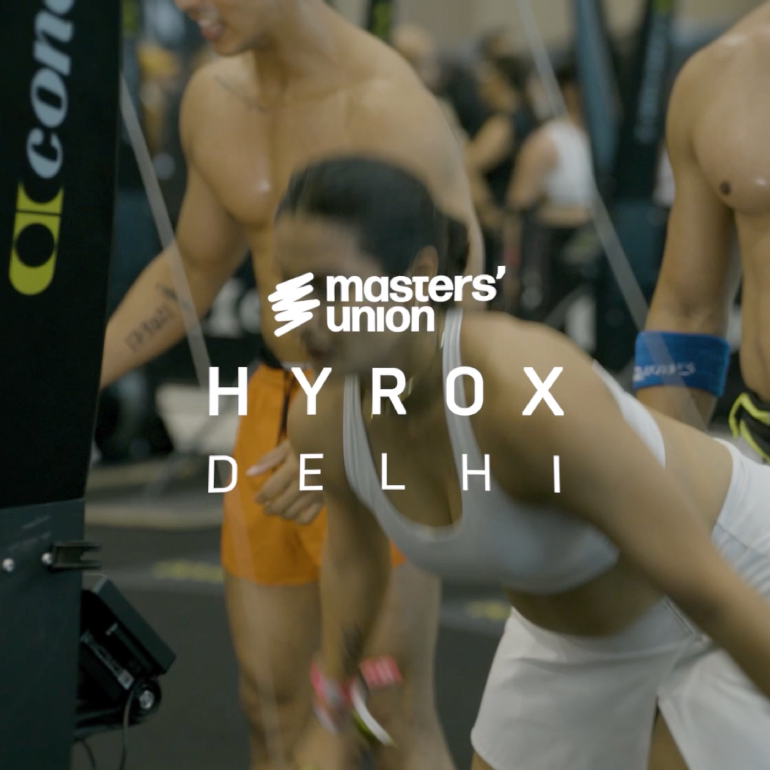 Instagram post by @arushi.chawla for HYROX. Caption reads: my fav brands at Hyrox Delhi 1. @cerave.india (....