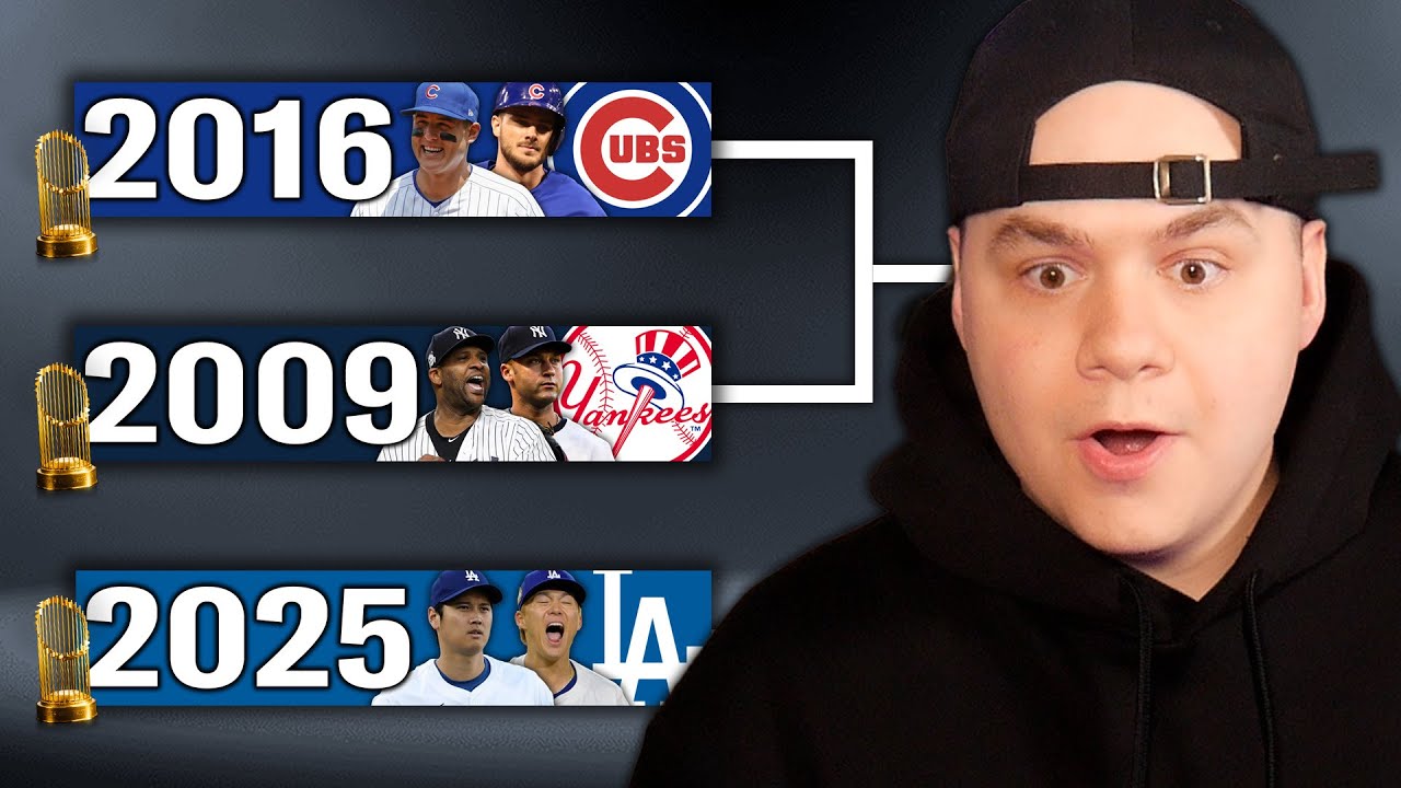 YouTube post by @Koogs46 for KontrolFreek. Caption reads: MLB Tournament... with World Series Winners!.