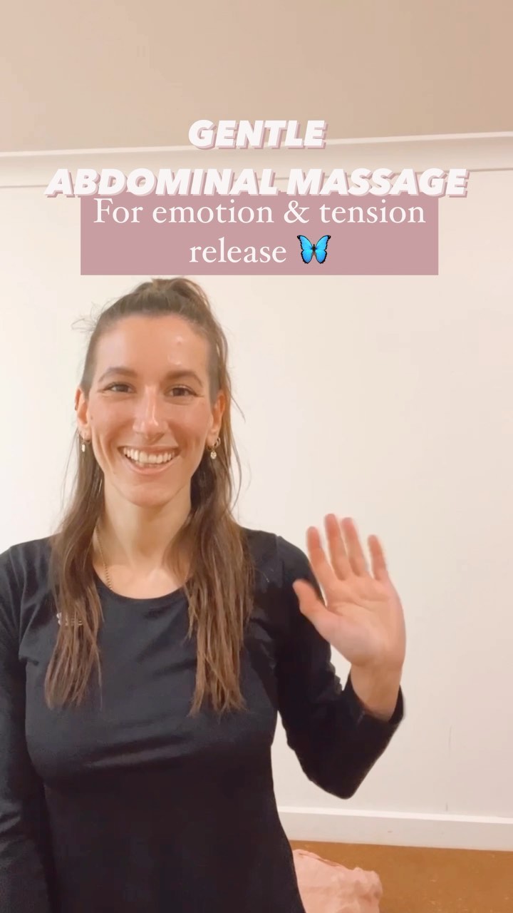 Instagram post by @annatheanxietycoach for Pranamat. Caption reads: Use this movement to release emotions, stress and....