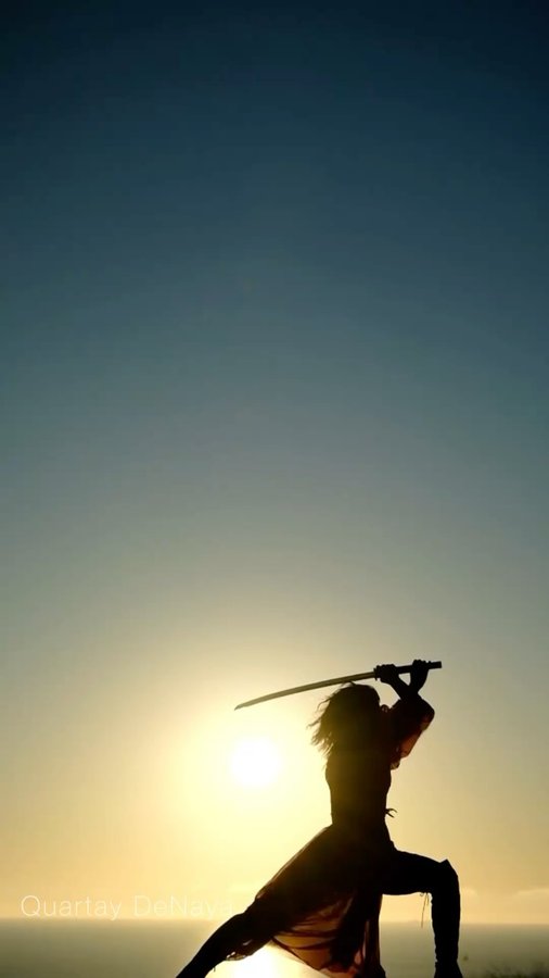 Instagram post by @quartaydenaya for Century Martial Arts. Caption reads: [...] Matthew 9:29 🎥 @denaya_noir ⚔️....