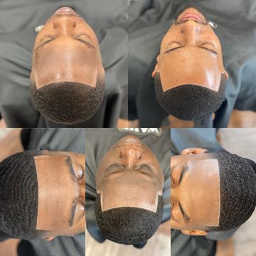 Instagram post by @bubba_cutz for Barbershopconnect. Caption reads: ✨YATES HAIR CHICAGO ✨

📍213 N. Stetson....