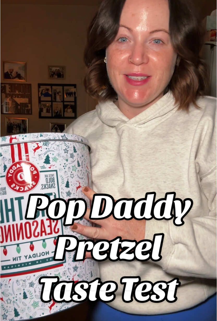 TikTok post by @nicoleleeanne6 for Popdaddy Snacks. Caption reads: Pretzel lovers unite 🥨 #pretzels....