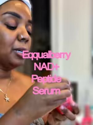 TikTok post by @aliciabell981 for EQQUALBERRY. Caption reads: @EQQUALBERRY if your skin has been looking tired,....