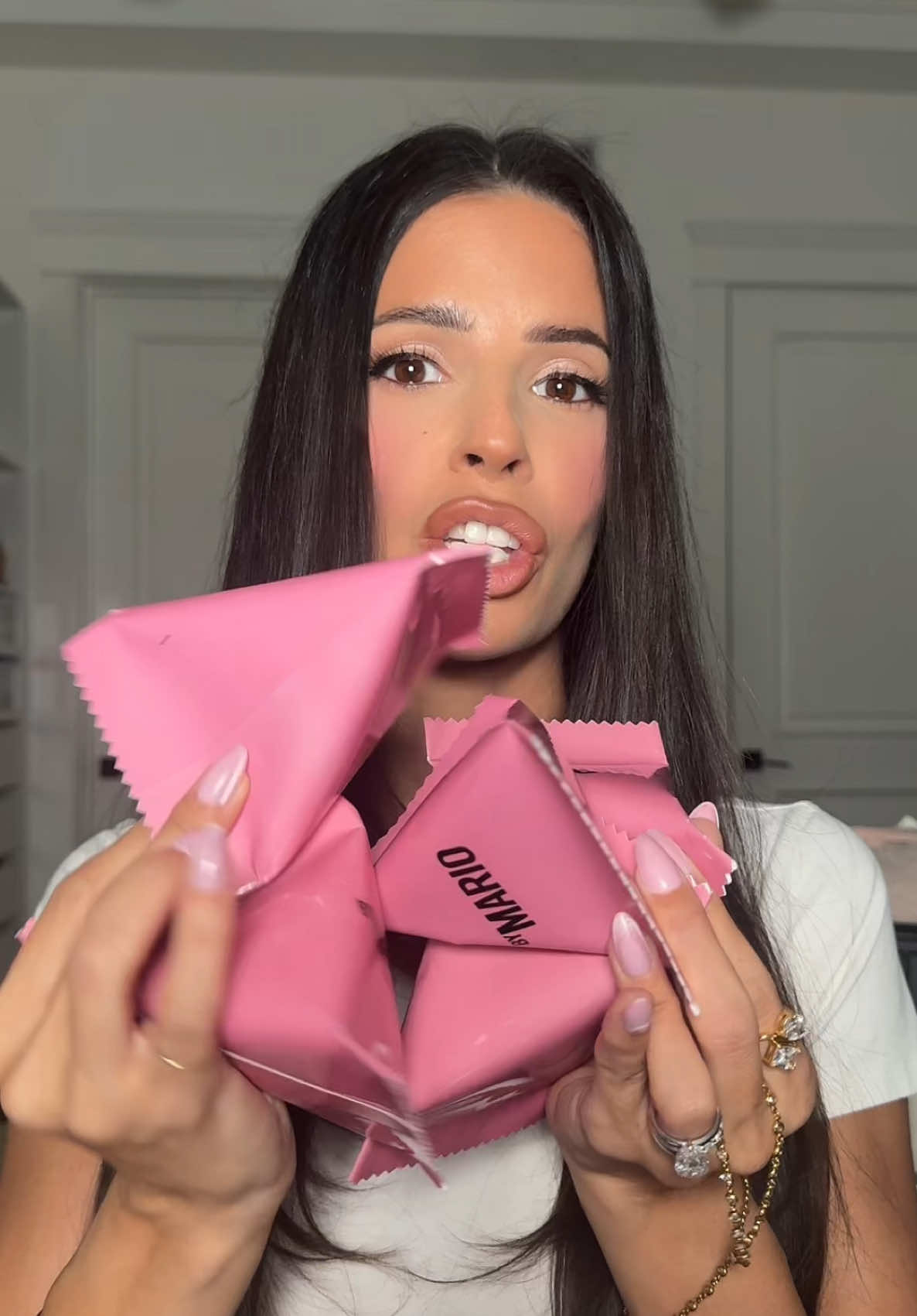 TikTok post by @laura88lee for MAKEUP BY MARIO. Caption reads: @Makeup By Mario what is this?! .