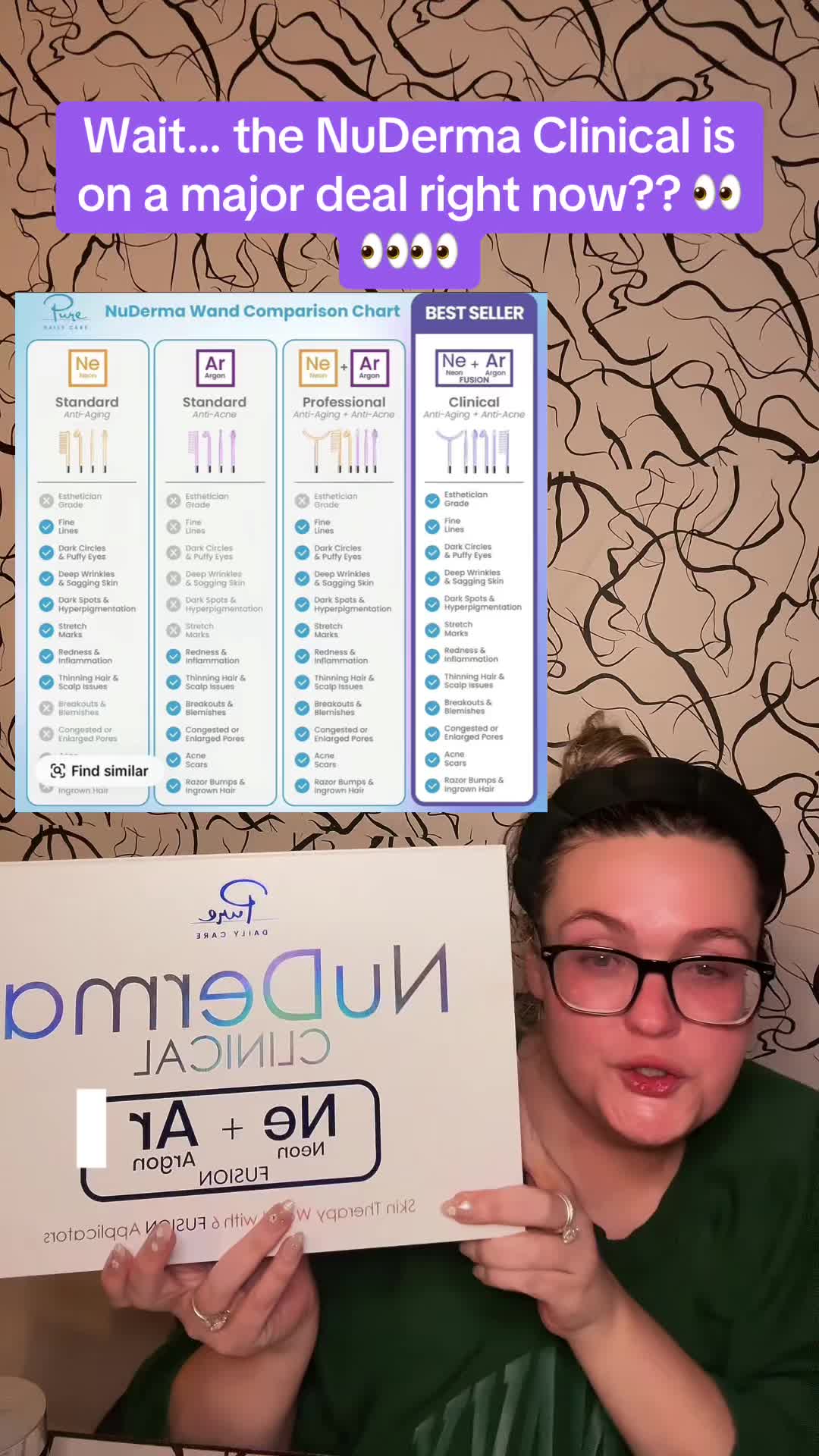 TikTok post by @jolee6253 for Pure Daily Care. Caption reads: [...] low, so check it before it changes. @Pure....