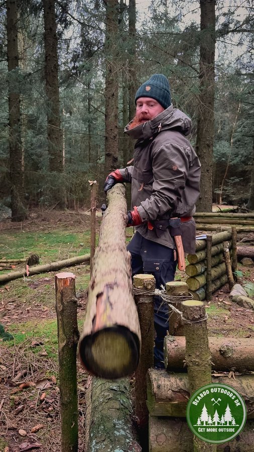 Instagram post by @beardo_outdoors_dk for BeaverCraft Tools. Caption reads: •Back In Camp 🤠 part 1
I have had many thoughts....