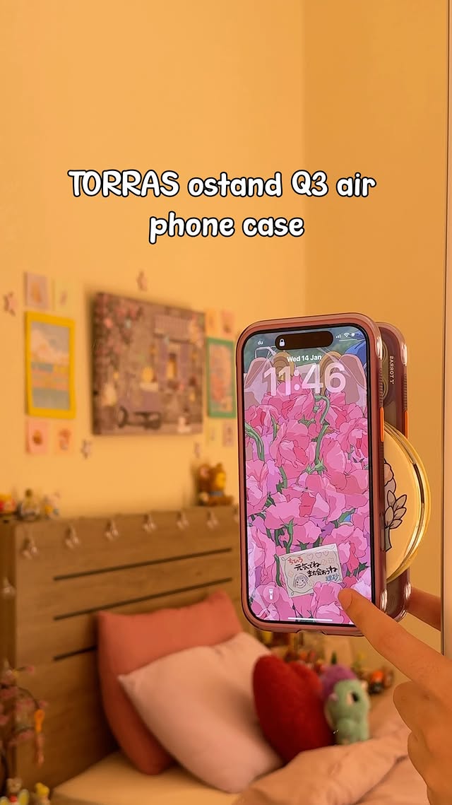 Instagram post by @sara.arif1 for TORRAS. Caption reads: [...] of holding your phone while filming? 😩....