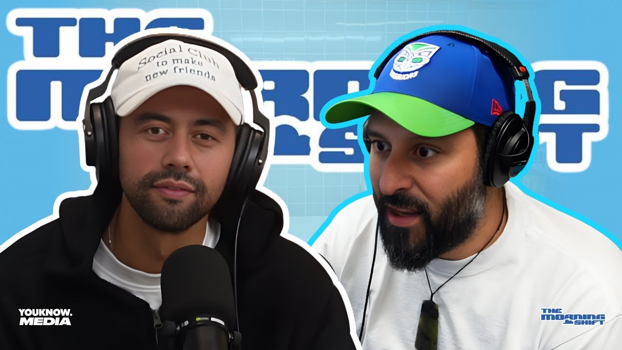 YouTube post by @themorningshiftshow for – Youknow Clothing. Caption reads: [...] Here is the....