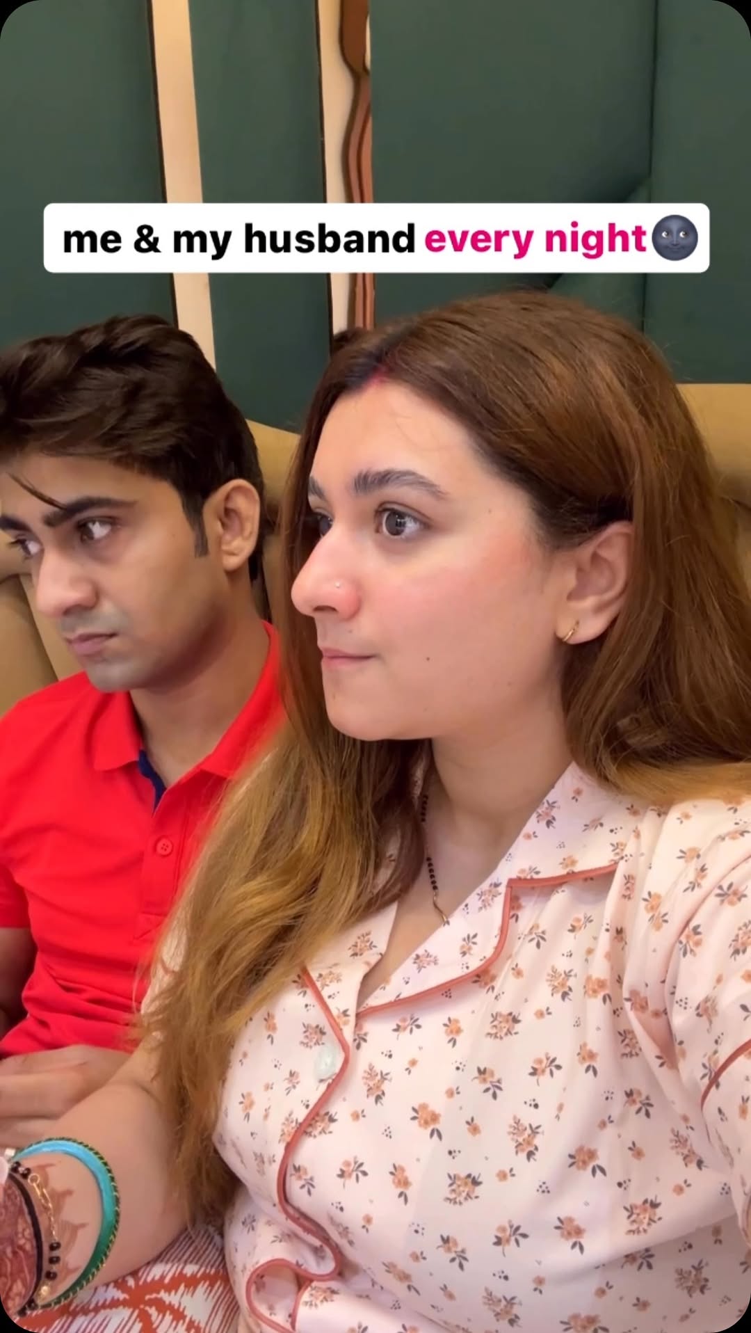 Instagram post by @rashikahitesh for Magicbricks. Caption reads: Finally Ye Bola🥹
Meri One-Sided Conversation ka....