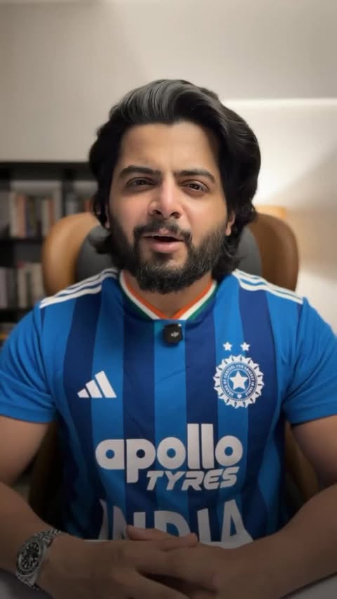 Instagram post by @tiwaritanay for Apollo Tyres. Caption reads: [...] Mein Dum Hai’. 💙 #TeamIndiaWomen....