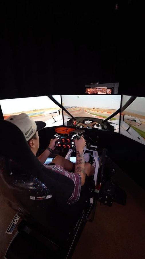 Instagram post by @sim_hq for Simagic. Caption reads: The boys over at @drift.hq did it again, finally....