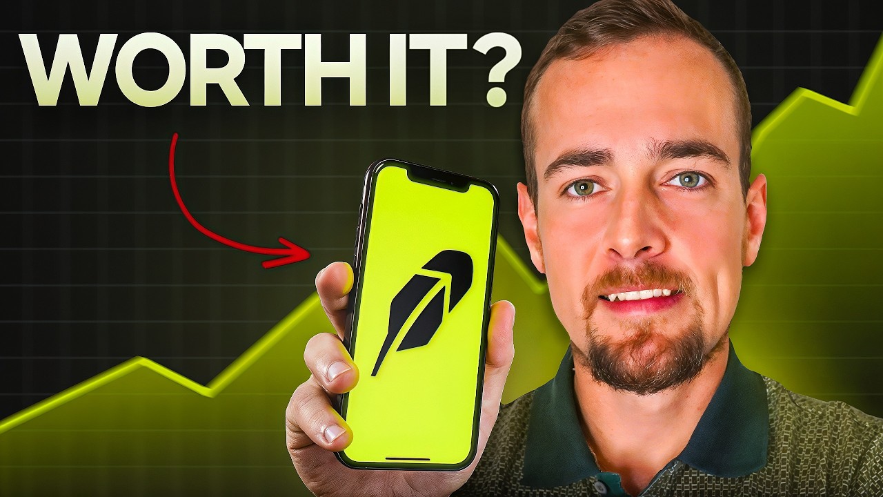 YouTube post by @RyanScribner for Robinhood. Caption reads: Here’s The TRUTH About Robinhood In 2026.