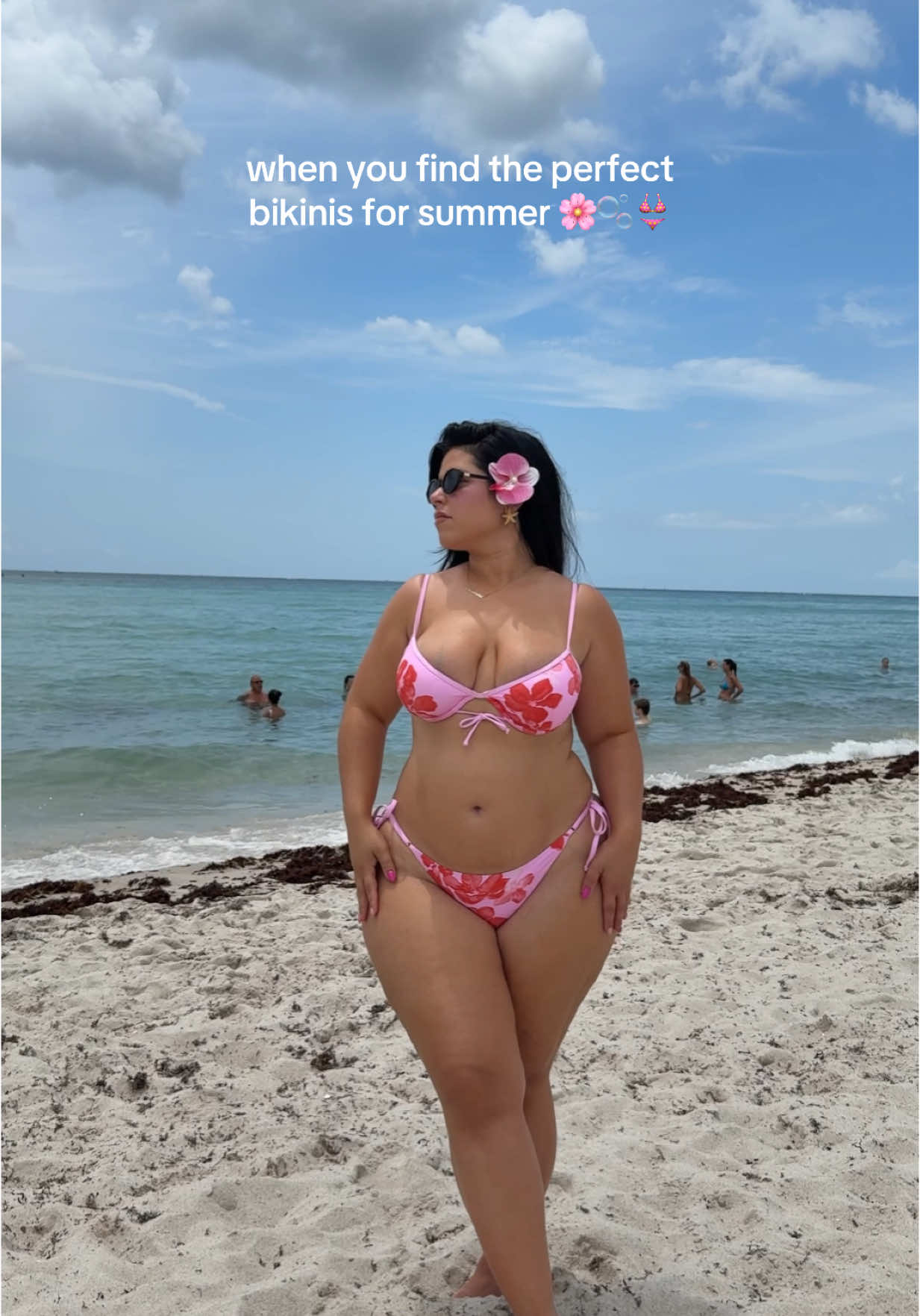 TikTok post by @demidiamandis for Ardene. Caption reads: @Ardene always has the cutest and affordable swim....