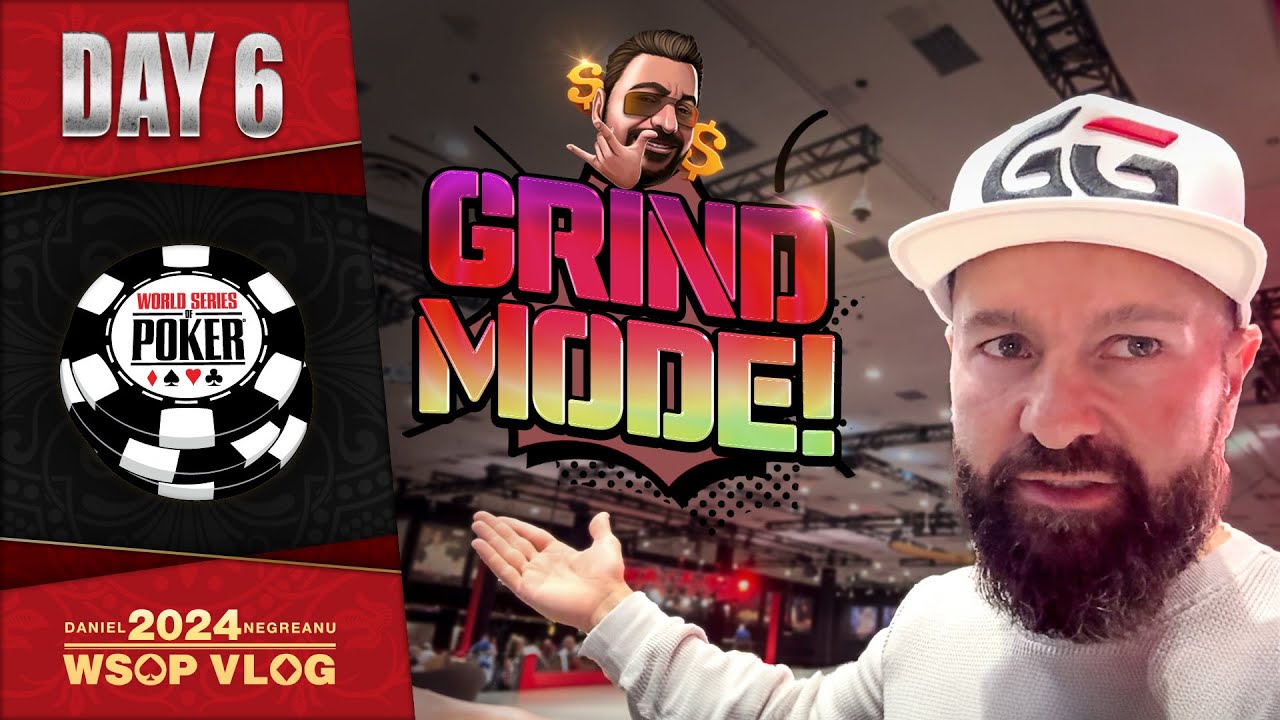 YouTube post by @dnegspoker for Contenders Clothing. Caption reads: A MATHEMATICAL CATASTROPHE!?  - Daniel Negreanu....