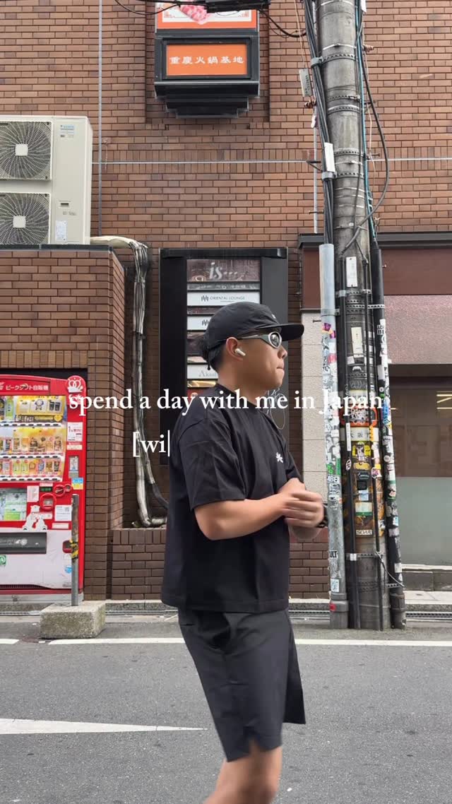 Instagram post by @itsnickosia for AquaFlask. Caption reads: Ad | 24 hours in Japan with @aquaflask.ph Quench....