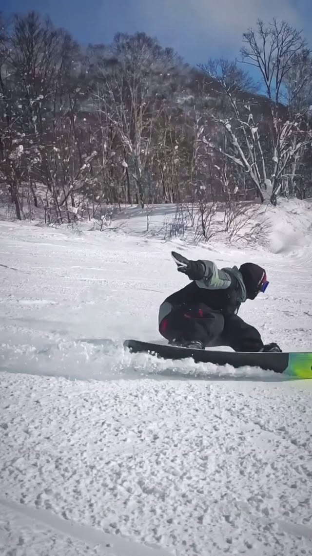 Instagram post by @yama_shun_snow for Nidecker. Caption reads: [...] Ace Pro2 【PR / sponsor】 （board）....