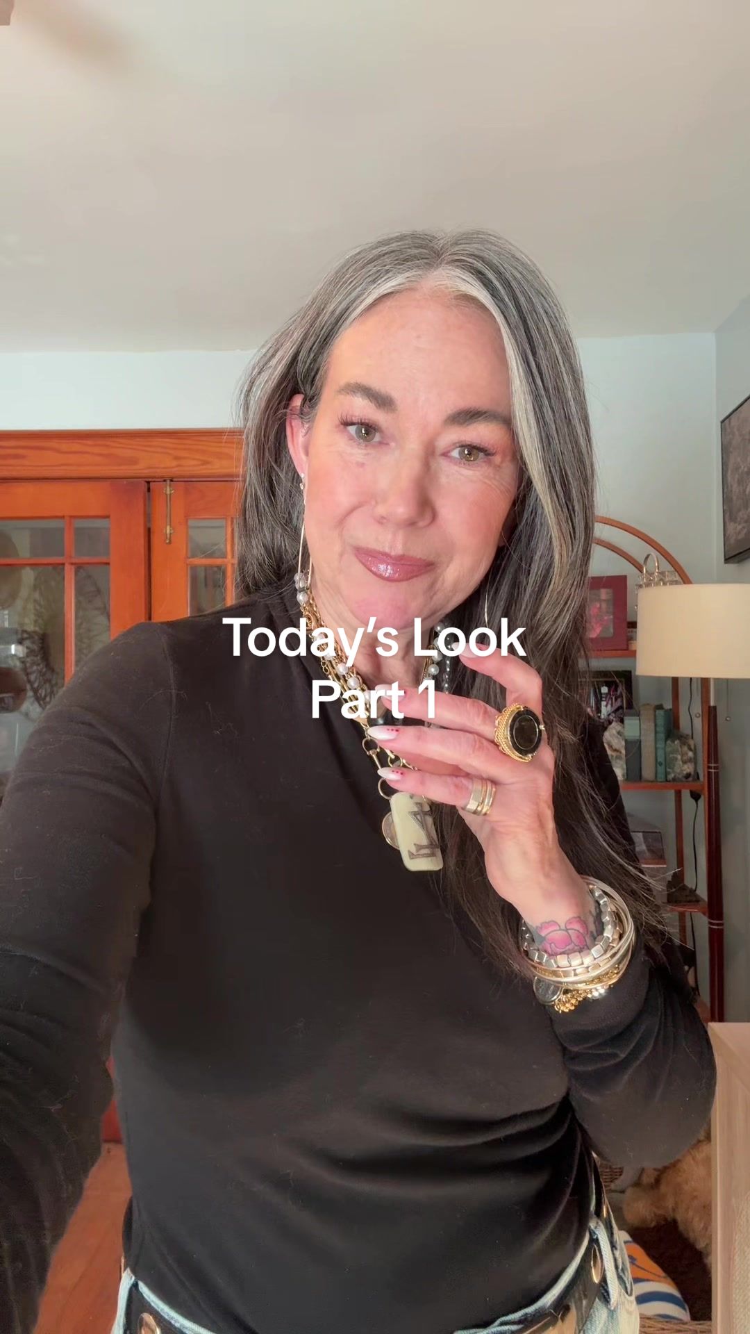 TikTok post by @aestheticaleestyles for BuDhaGirl. Caption reads: [...] @stevemadden @JASGOOD @BuDhaGirl @HSN, Inc....