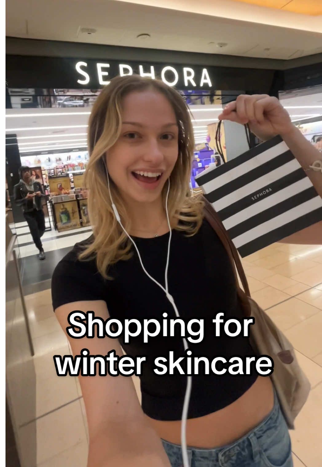 TikTok post by @jemmaviolett for COSRX. Caption reads: #COSRXPartner saving my skin from winter air with....