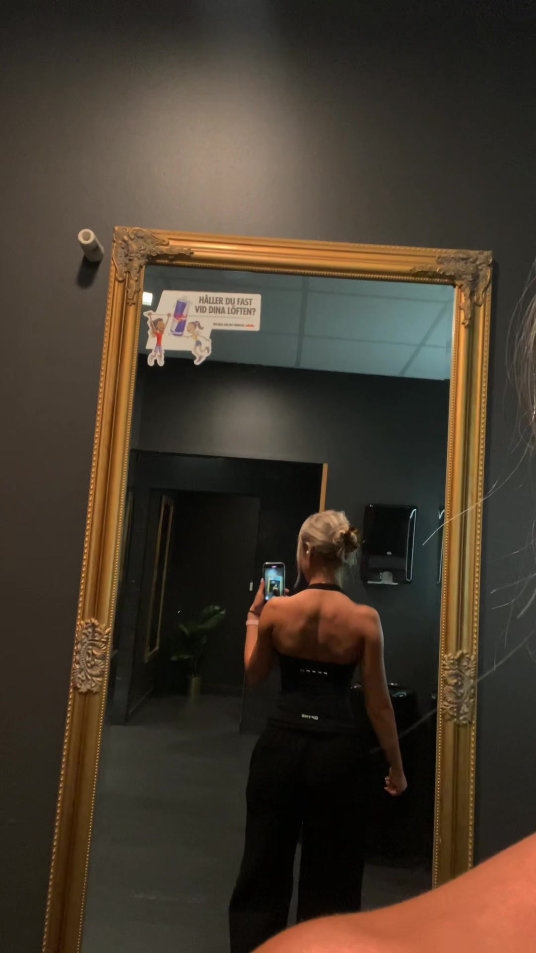 TikTok post by @linnea.glimtoft for Gtechwear. Caption reads: Back appreciation post😋 @Gtech ad, code....