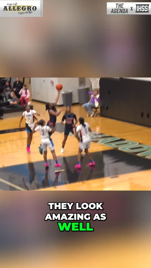 Instagram post by @ihsshouston for Allegro Marinade. Caption reads: [...] time. @hoopsdawson Presented by....