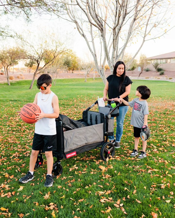 Instagram post by @angelicacastaneda_ for Radio Flyer. Caption reads: [...] believe I waited this long to get the Radio....
