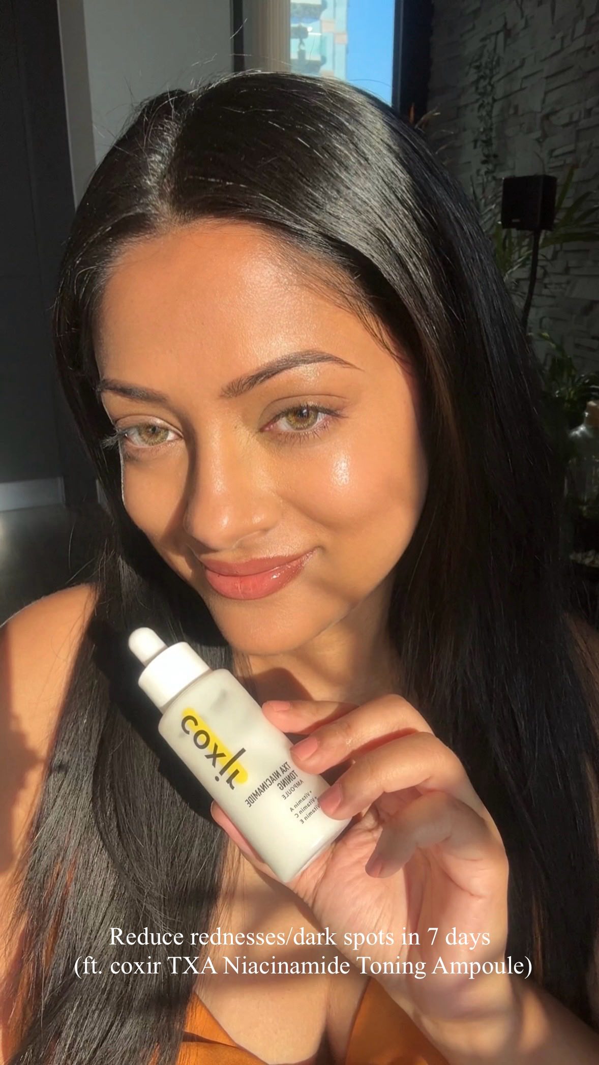 Instagram post by @ritabratadas for COXIR. Caption reads: I have been using the @coxir_official TXA....