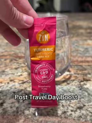 TikTok post by @jaxx019 for Drink ZYN. Caption reads: Absolutely loving the @Drink ZYN Turmeric Wellness....
