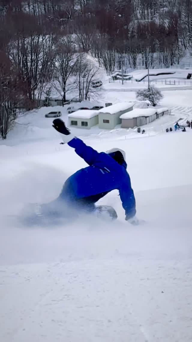 Instagram post by @yama_shun_snow for Nidecker. Caption reads: [...] 【PR / sponsor】 （board） @nideckersnowboards....