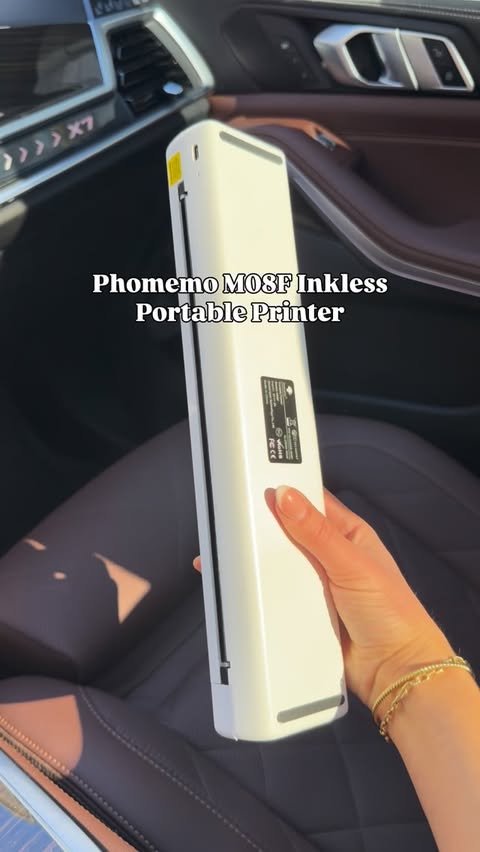 Instagram post by @pleasantlybuilt for Phomemo. Caption reads: Follow @pleasantlybuilt and comment “shop” for the....