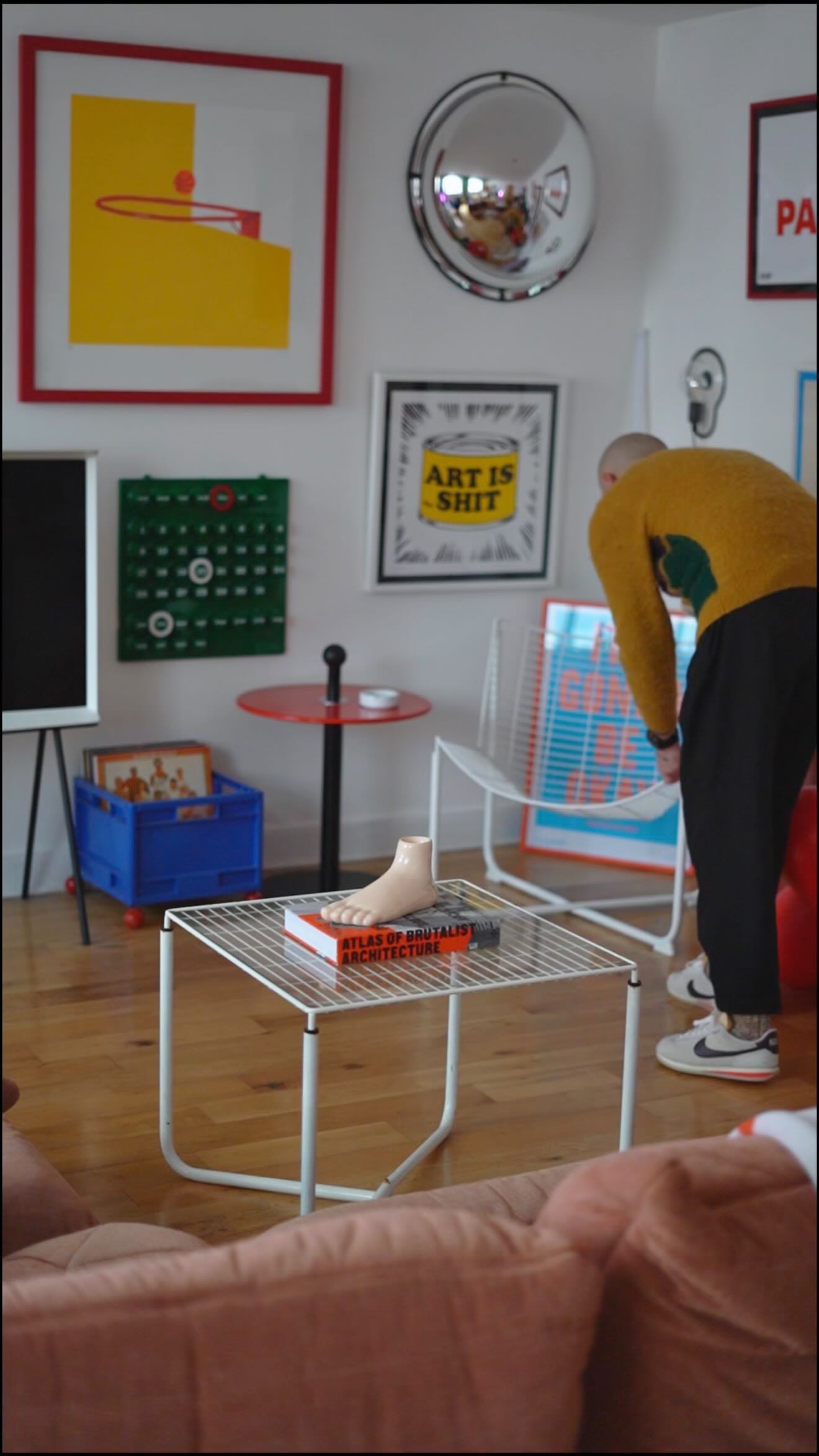 Instagram post by @mikeshaus for IKEA UK. Caption reads: AD @ikeauk keeps re-releasing vintage icons, and....