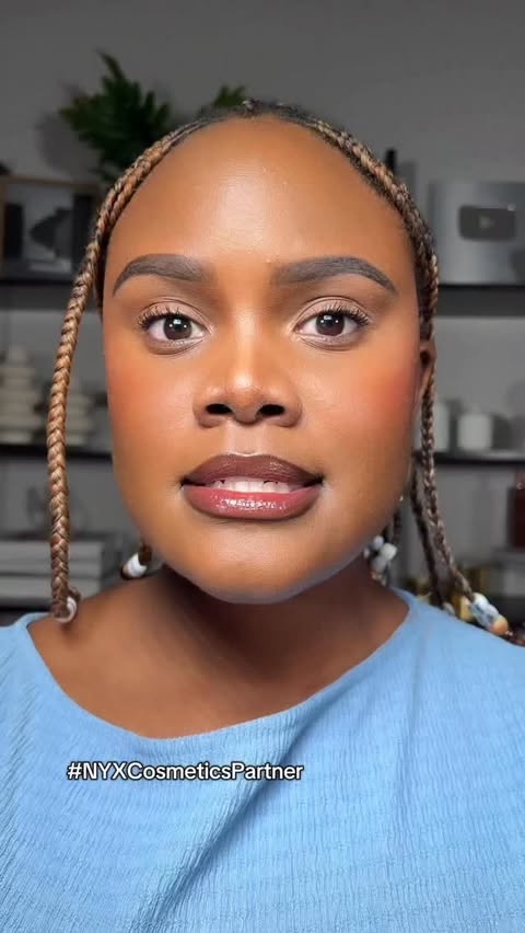 Instagram post by @alejayofficial for NYX Cosmetics. Caption reads: Makeup separating, sliding, looking patchy?....