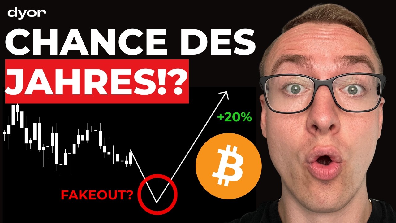 YouTube post by @dyor.krypto for BingX. Caption reads: Bitcoin: The Best Setup in Months?.