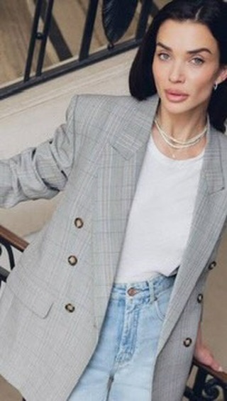 Instagram post by @iamamyjackson for Harrods. Caption reads: Spent the day at #Harrods discovering its new fine....