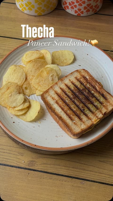 Instagram post by @temptingtastebud for Kissan. Caption reads: [...] Ingredients: - Paneer - 2 Bread Slice -....