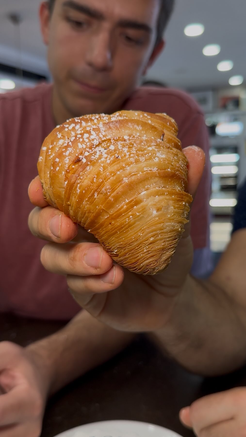 Instagram post by @exploring.italy for Food Network. Caption reads: That’s a lot of sfogliatelle 🤯👌🏼

Grande,....