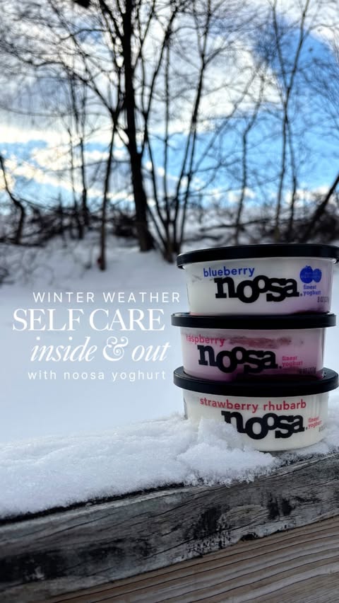Instagram post by @abbiekonnick for noosa yoghurt. Caption reads: [...] with self care from the inside-out!....